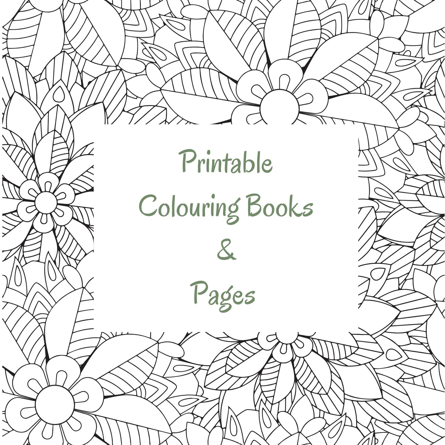 Printable Colouring Books/Pages